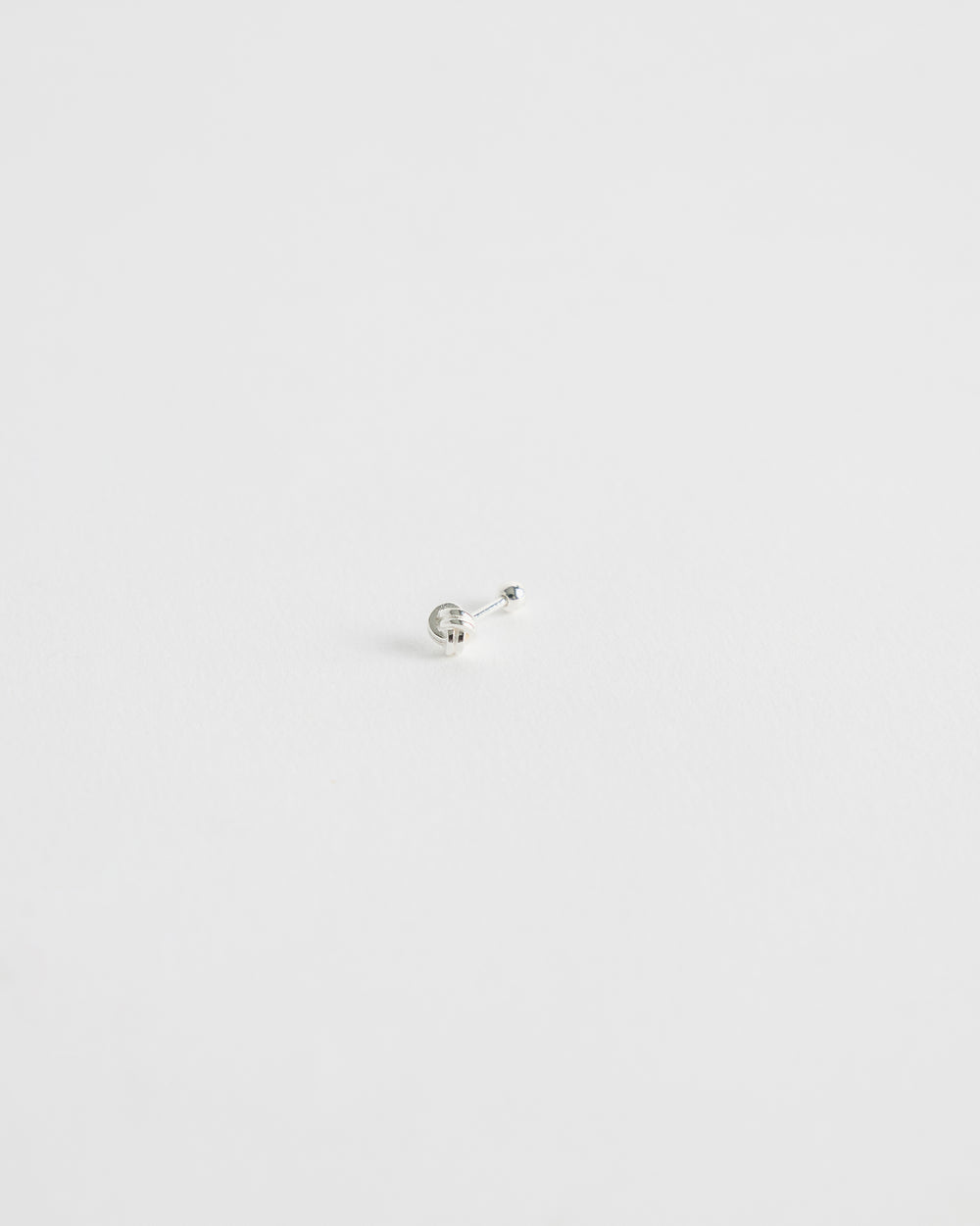E1021 silver ball piercing in 925 sterling silver by HANNA543