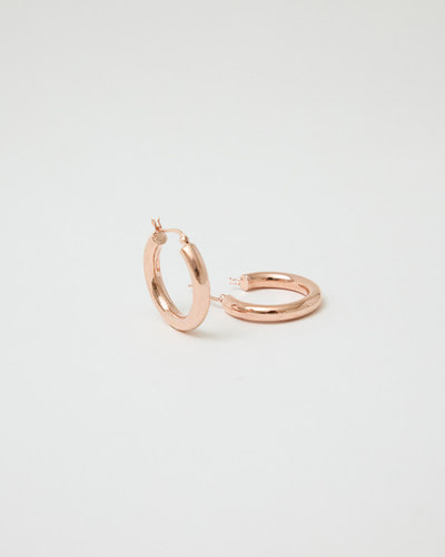 volume click hoop earring – chunky volume with a clean silhouette | HANNA543