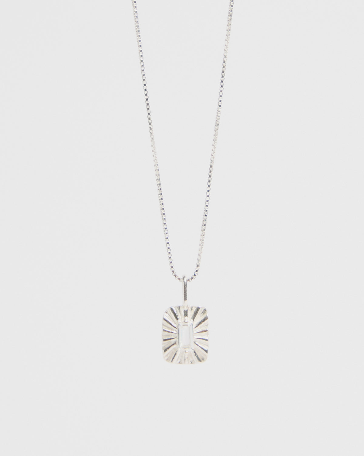 N1019 carved charm pendant necklace in 925 sterling silver by HANNA543