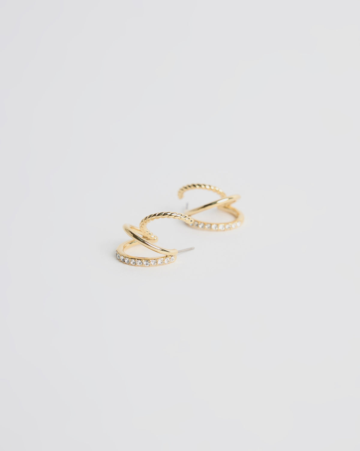 sparkle drop stud earring – a light stud for everyday wear | HANNA543