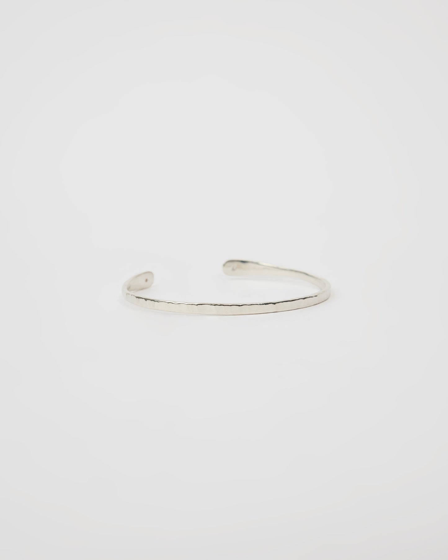 B211 - hammered silver cuff