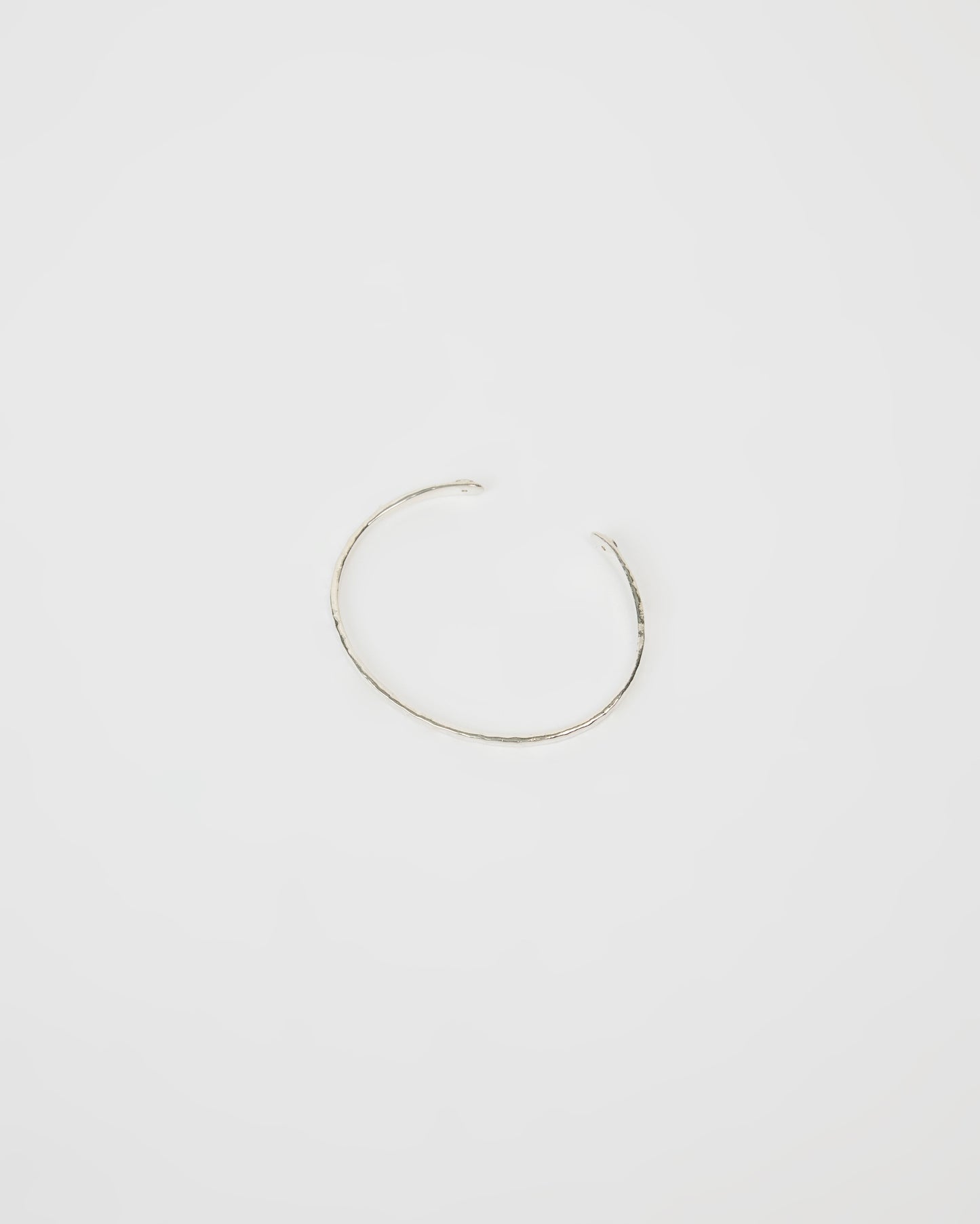 B211 - hammered silver cuff