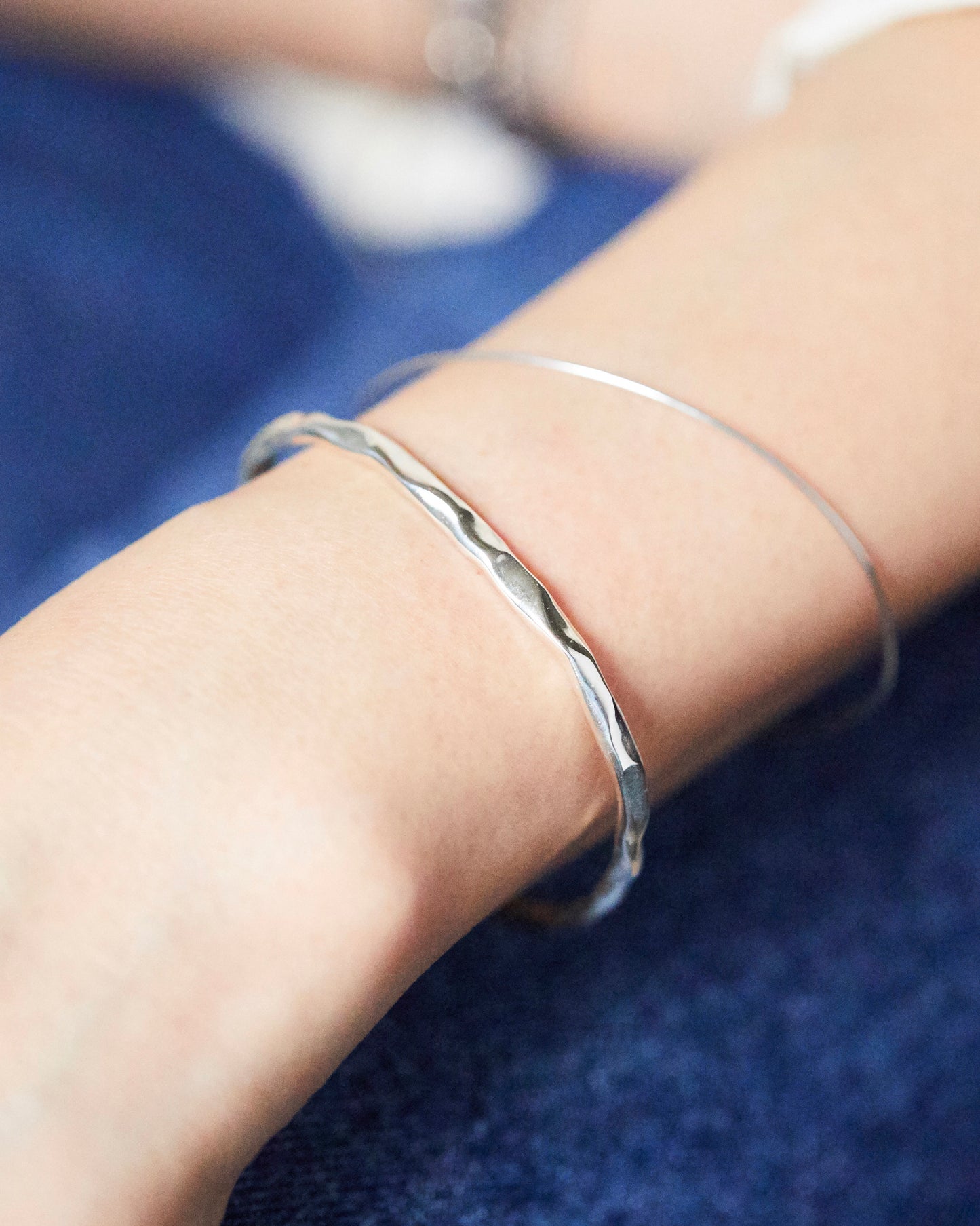 B445 - wavy days bangle *in stock