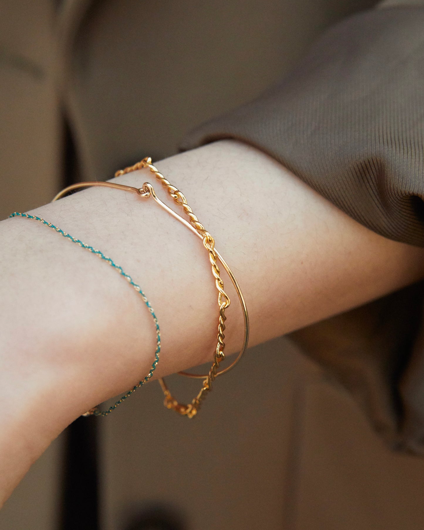 B492 - twisted sterling chain