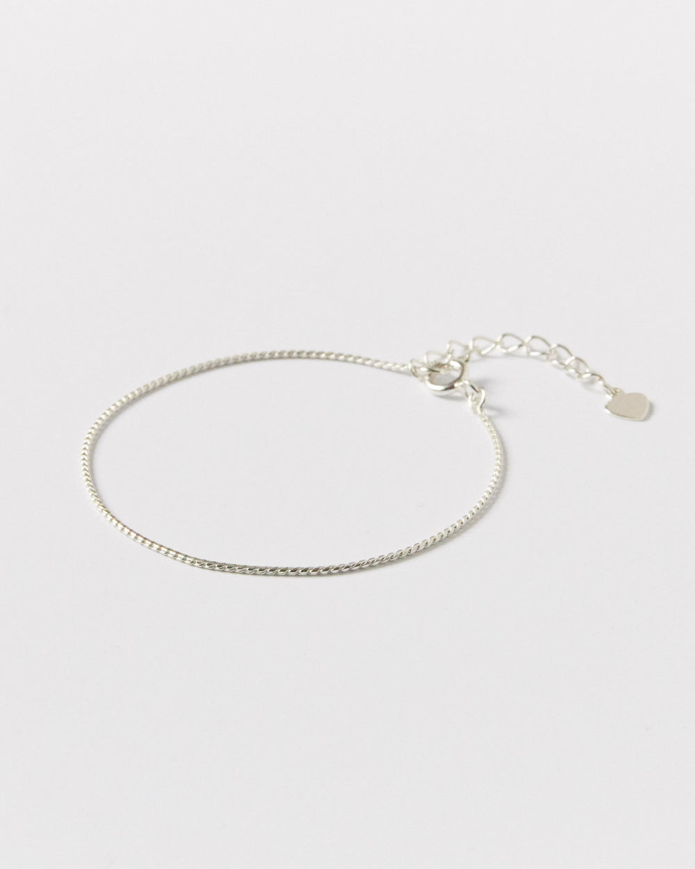 B534 matte snake chain bracelet in 925 sterling silver by HANNA543