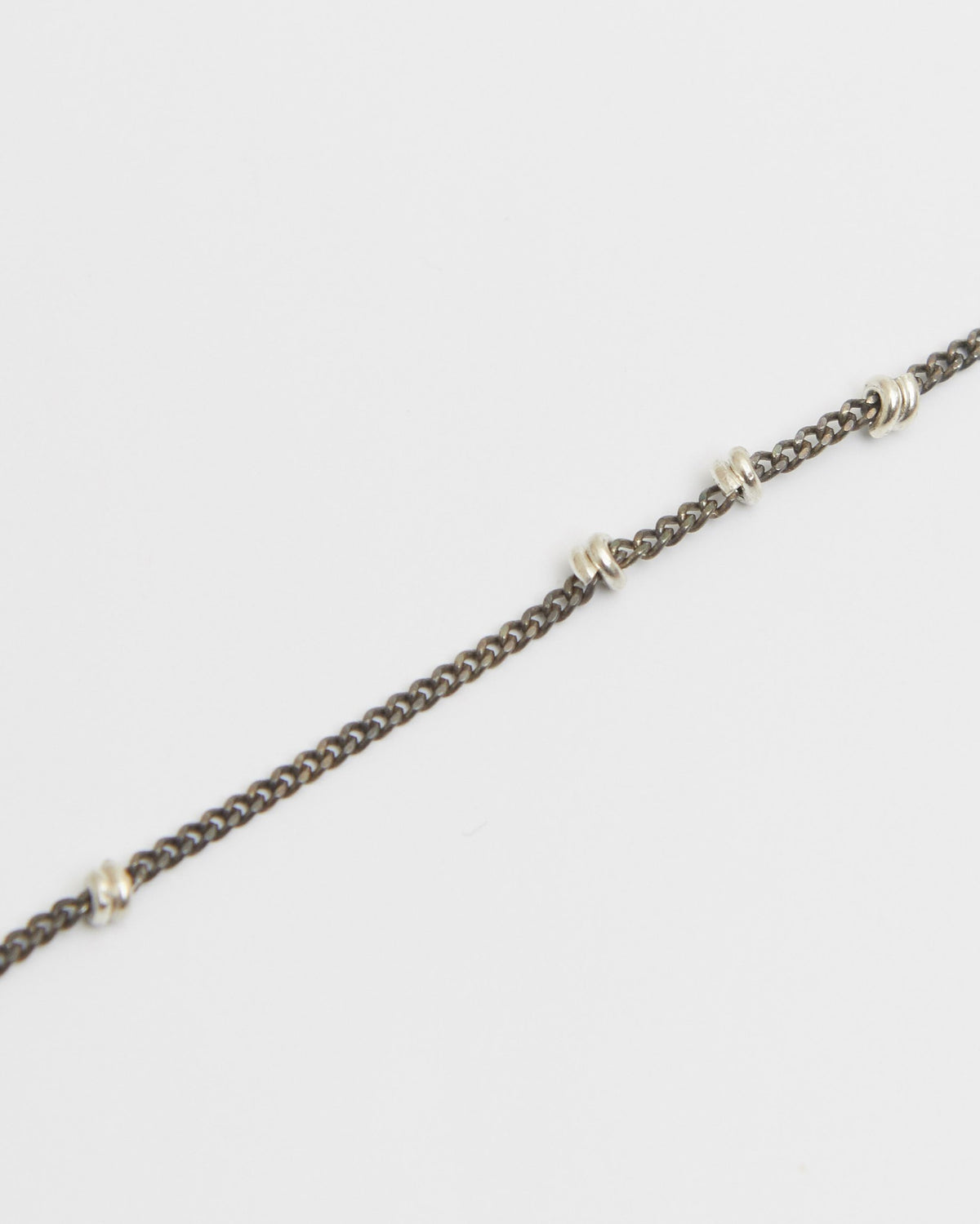 vintage silver chain bracelet in antique silver – photo 9 | HANNA543