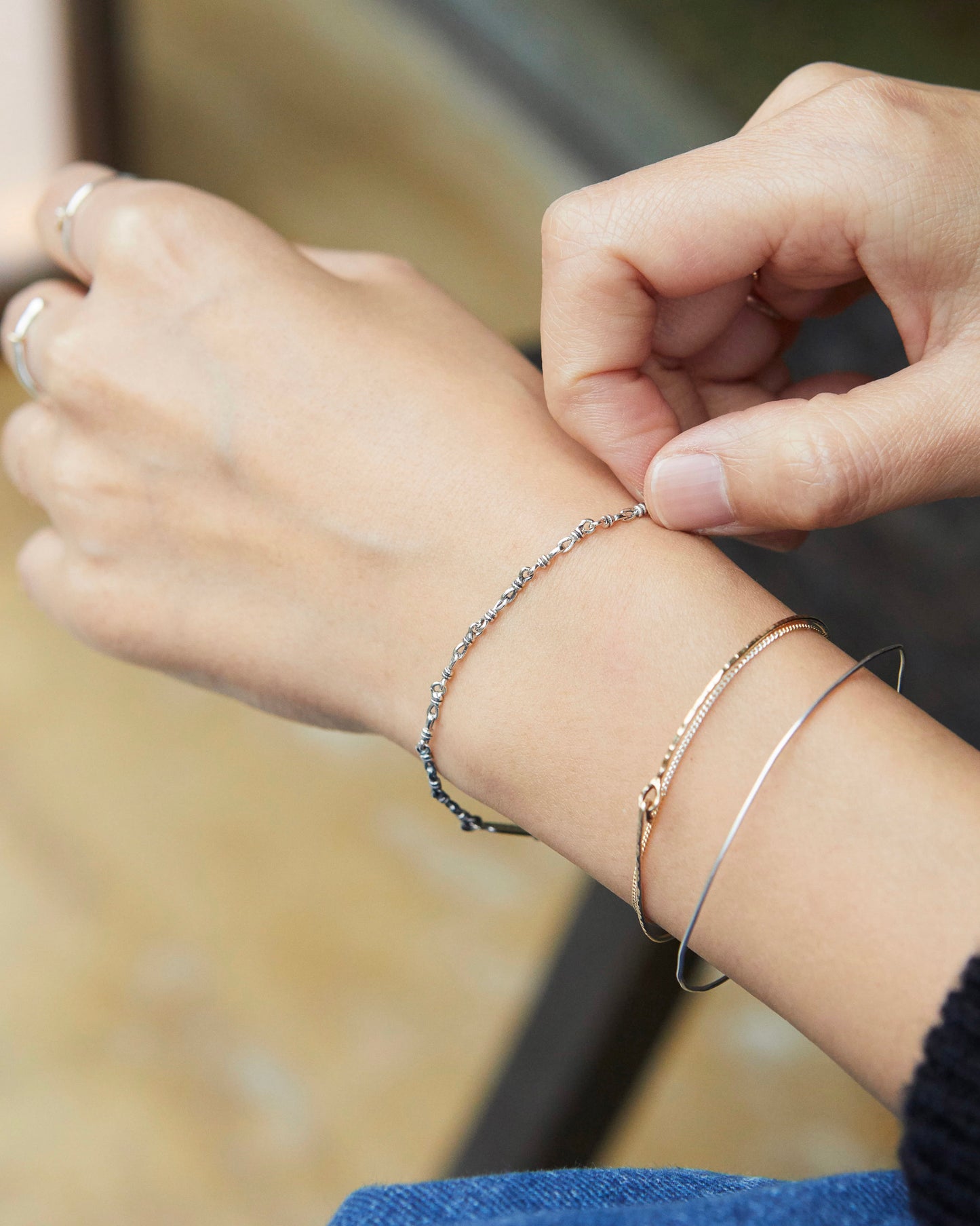 B600 - silken sterling braid