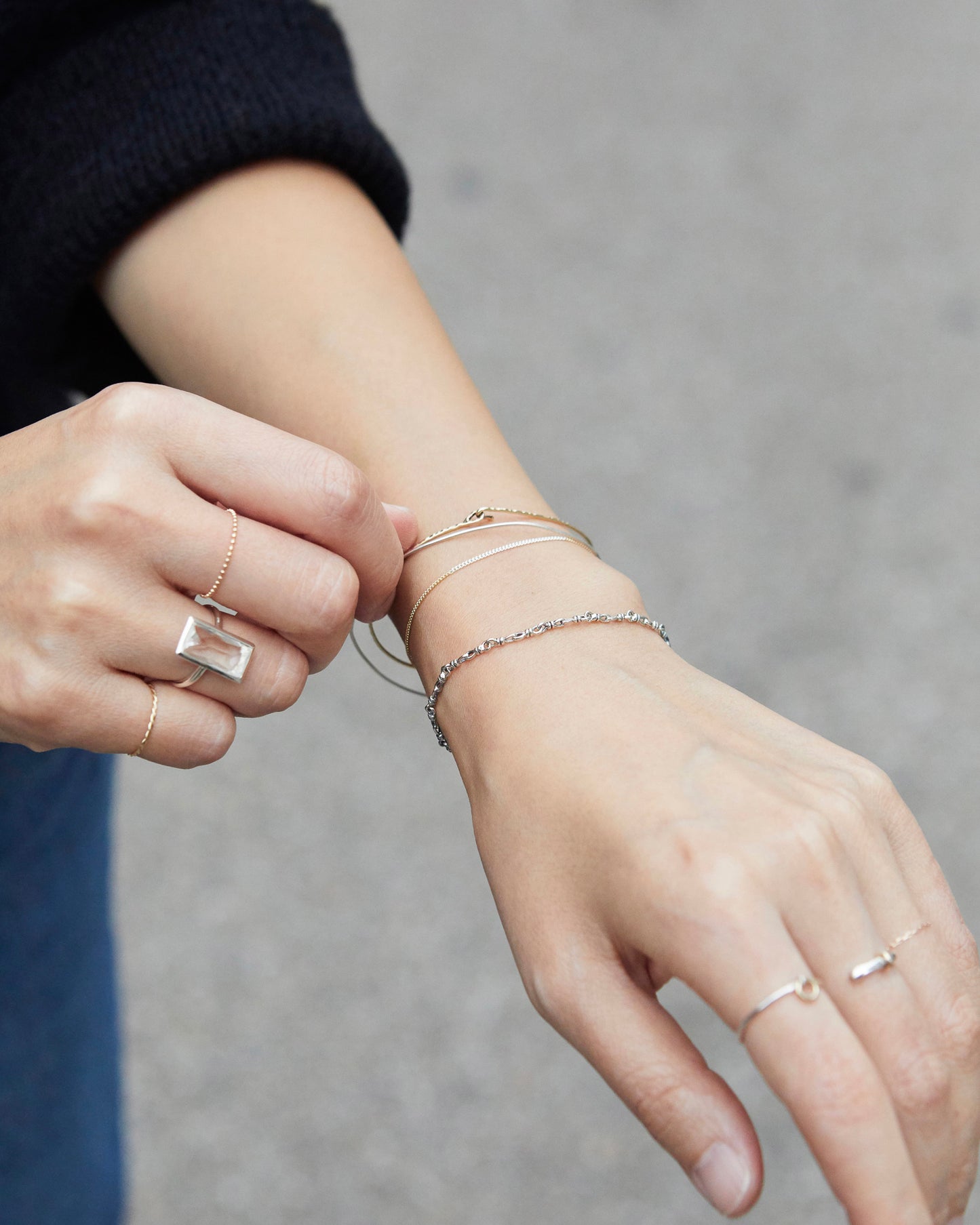 B600 - silken sterling braid