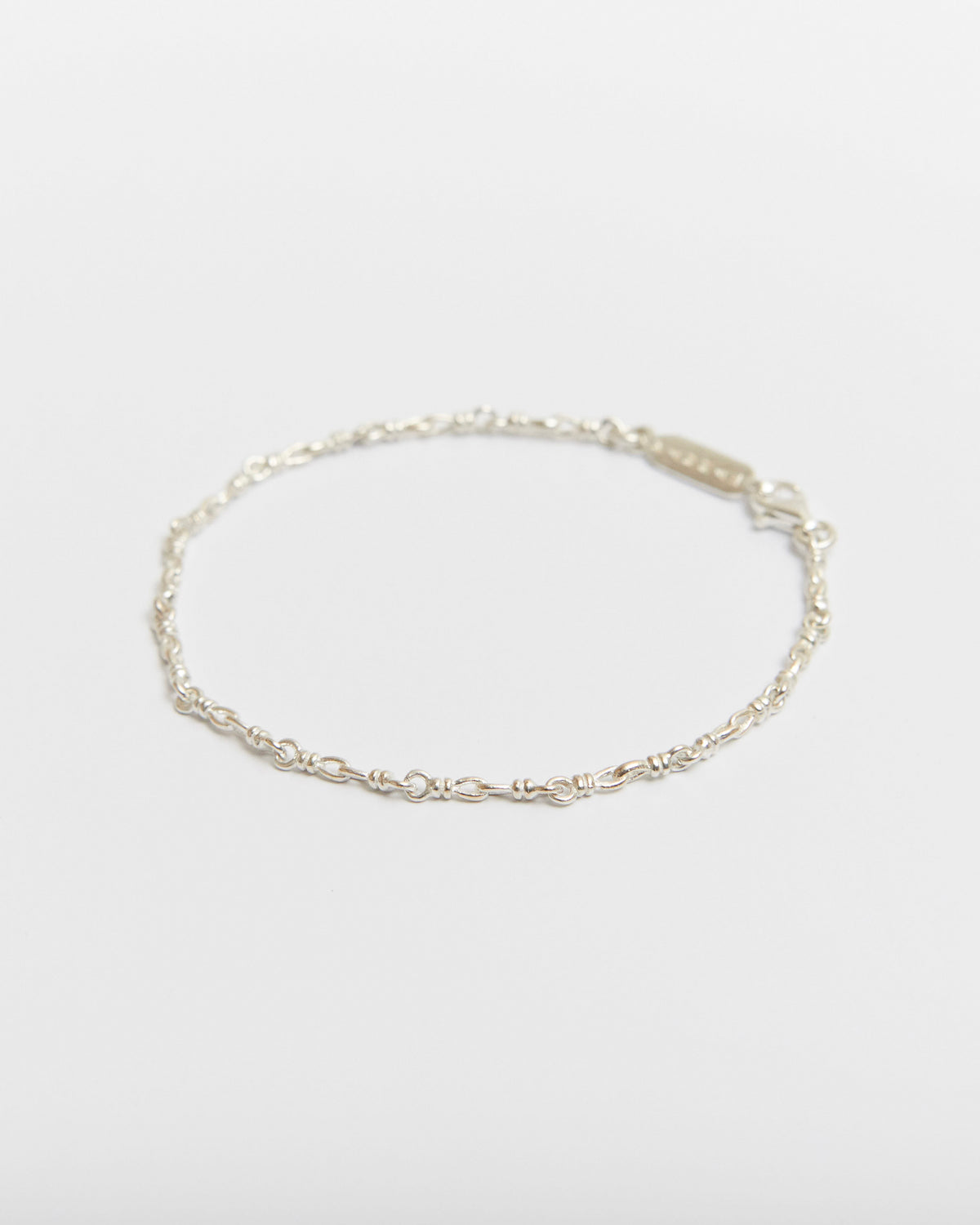 B600 silken sterling braid bracelet in 925 sterling silver by HANNA543