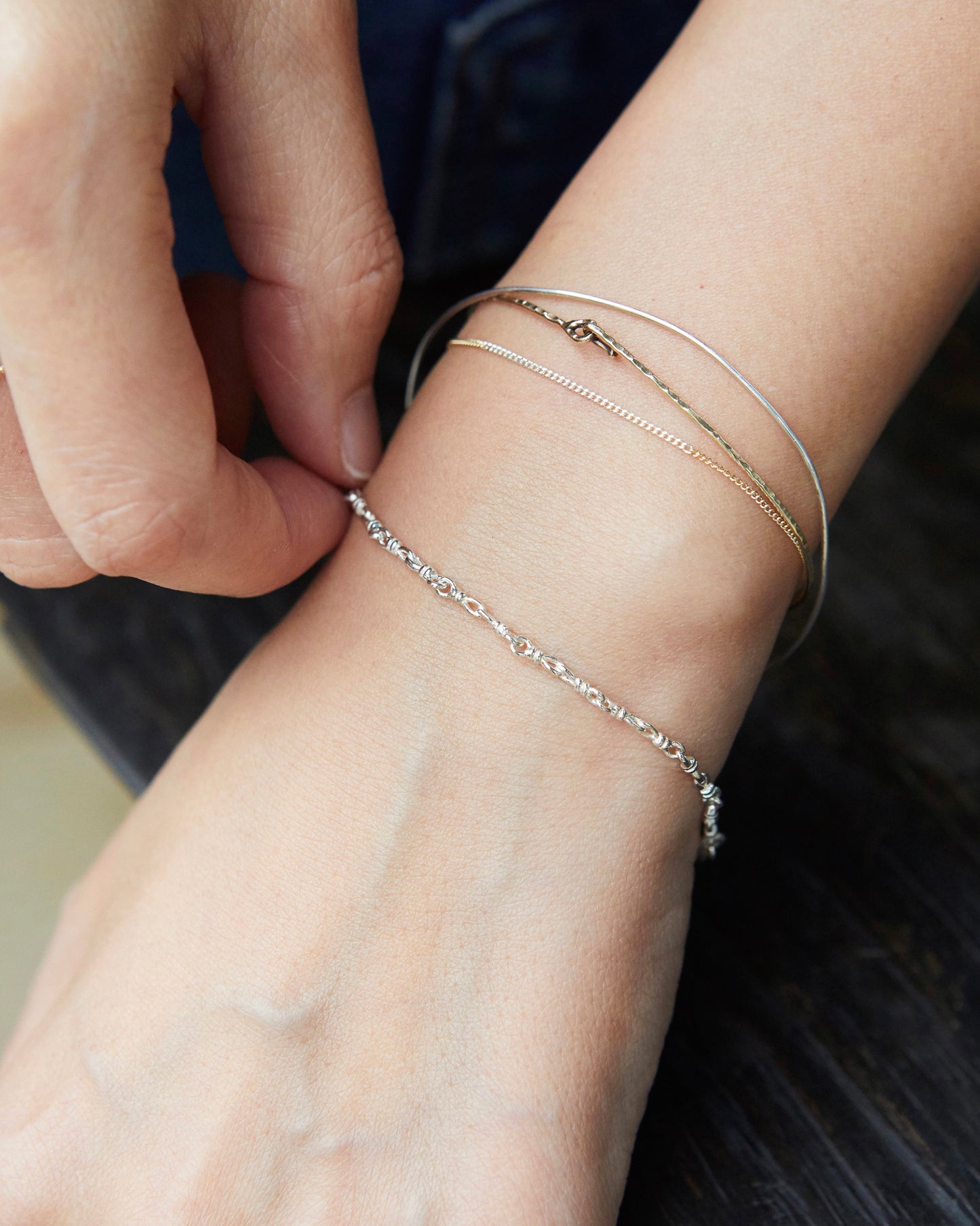 B600 - silken sterling braid