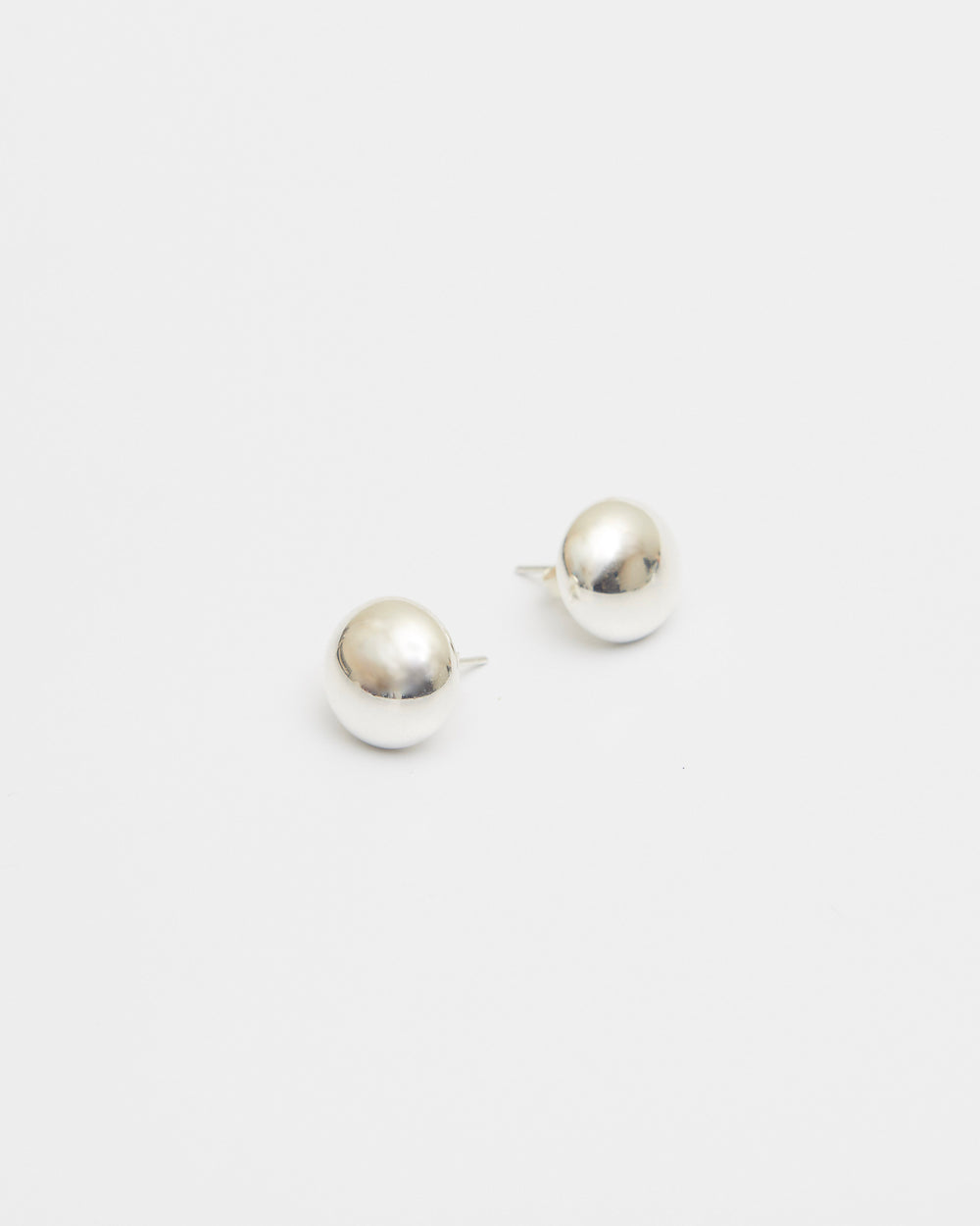 E821 - brushed orb studs *in stock