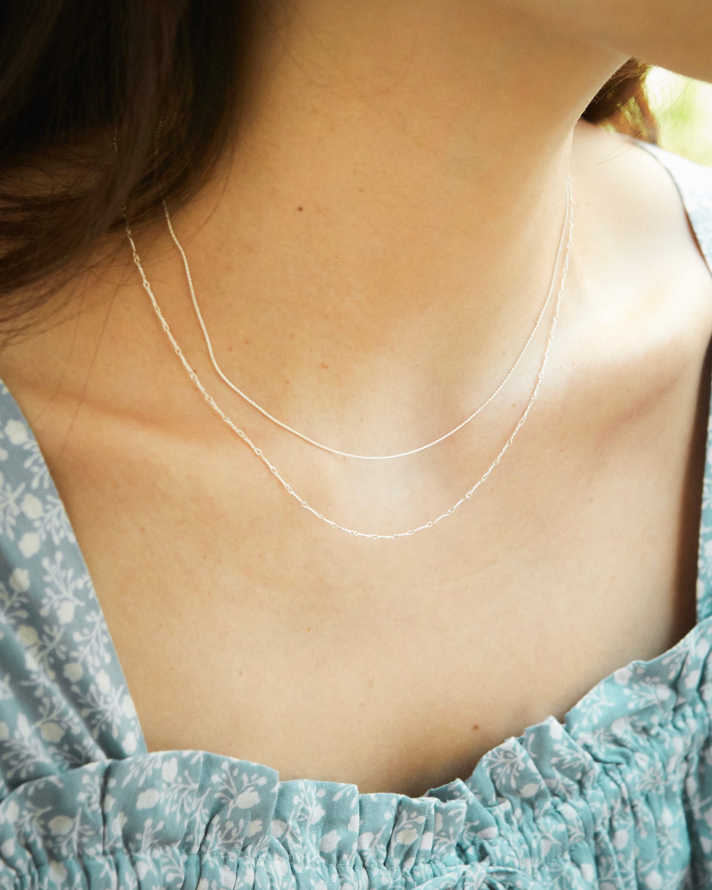 N345 - slimline silver chain *in stock