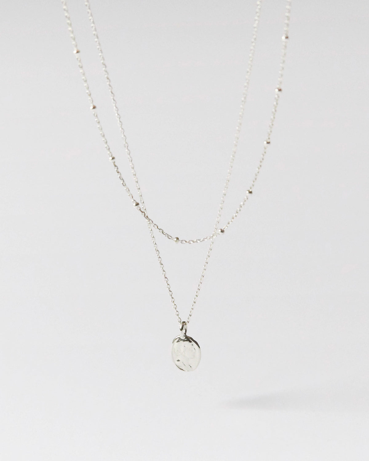 N357 - venus coin double chain