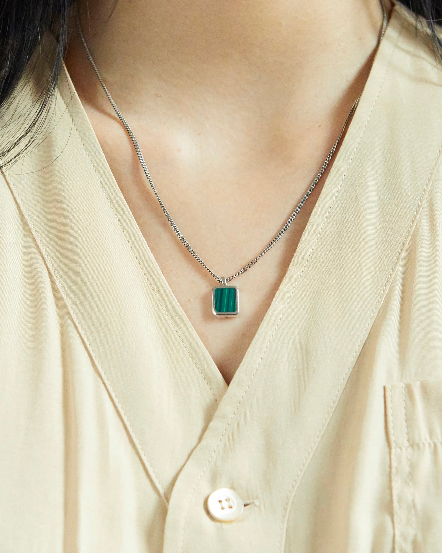 N377 - midnight forest malachite