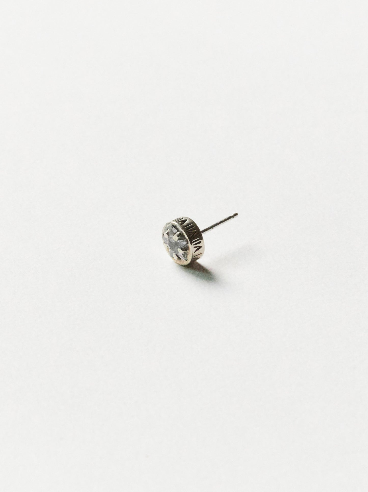 E188 -  silver aurora studs *in stock