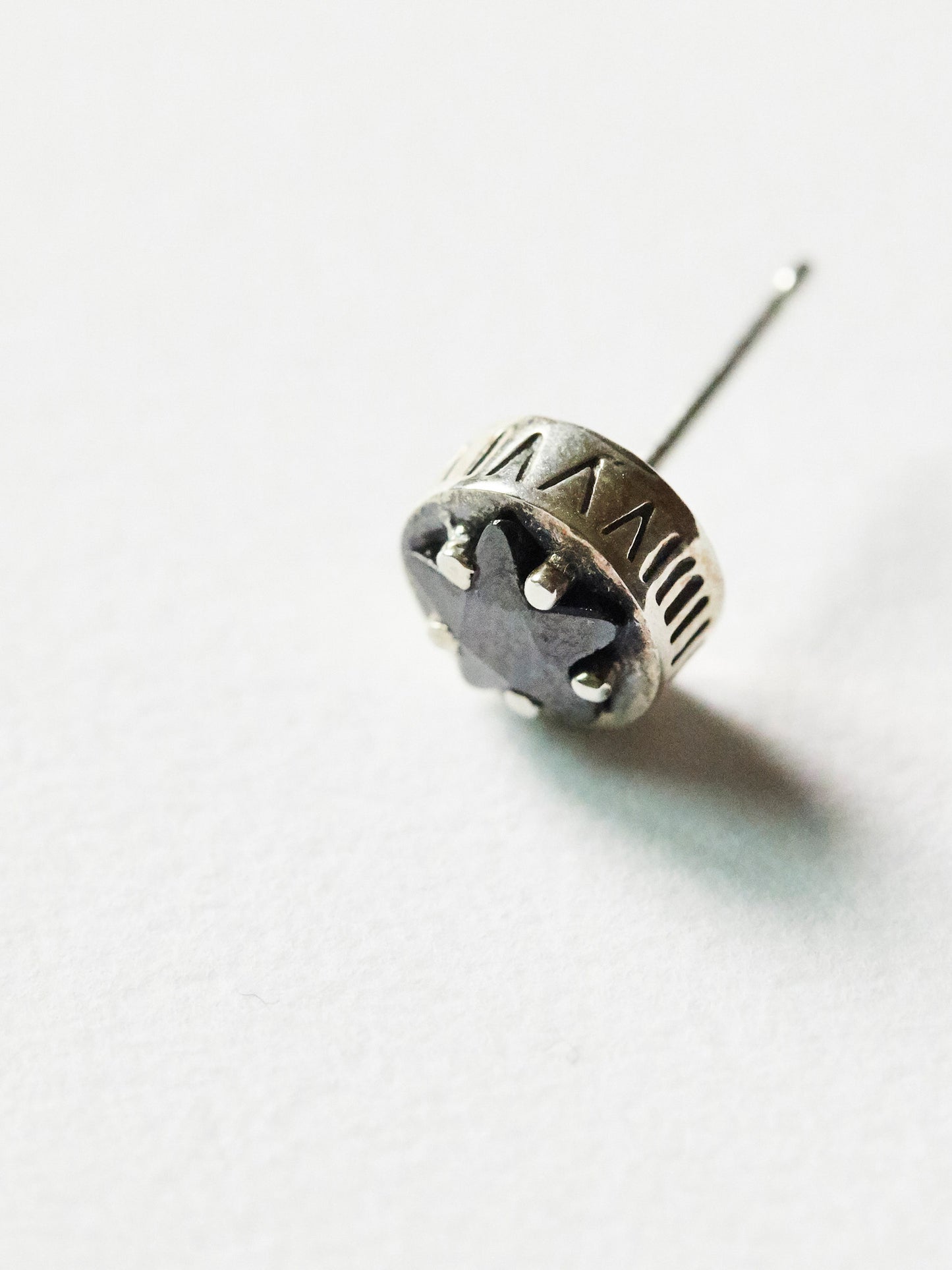 E188 -  silver aurora studs *in stock