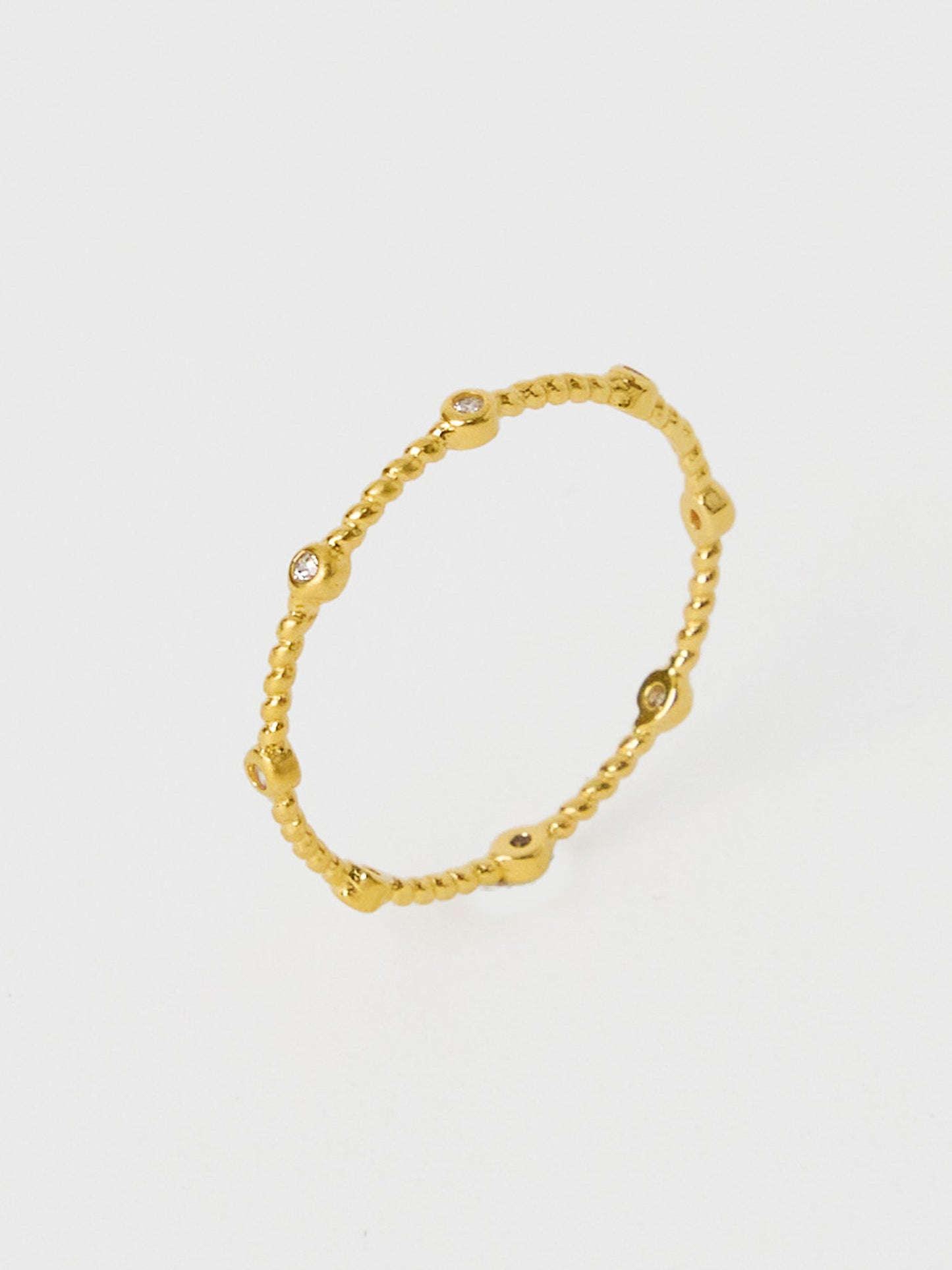 R526YG - beaded circle gold