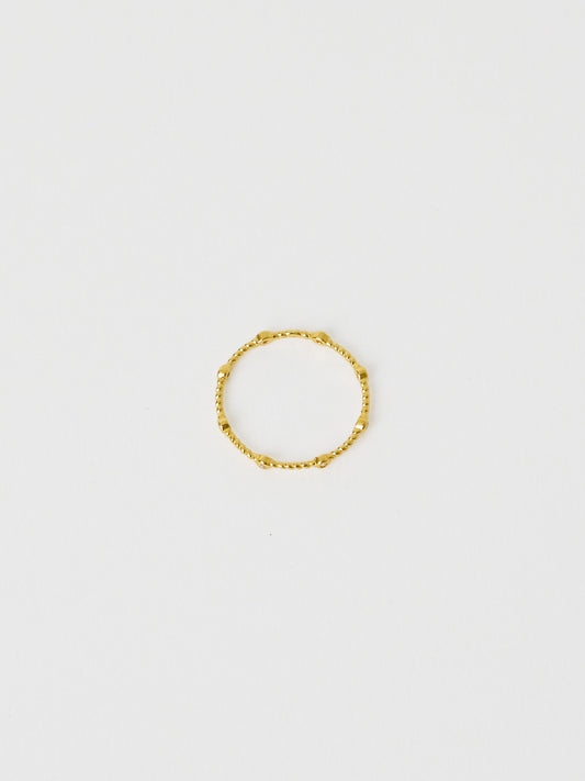 R526YG - beaded circle gold