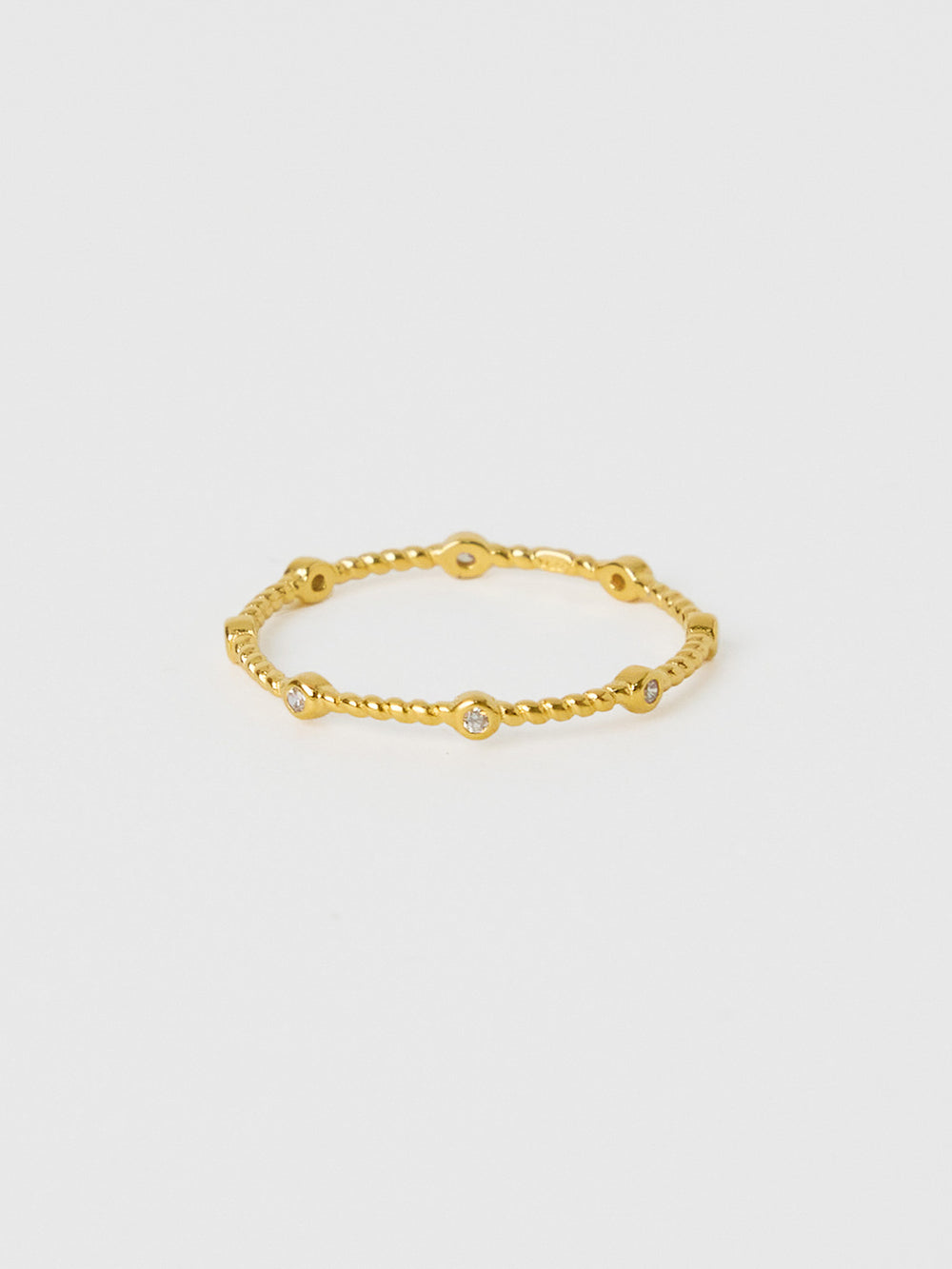 R526YG - beaded circle gold