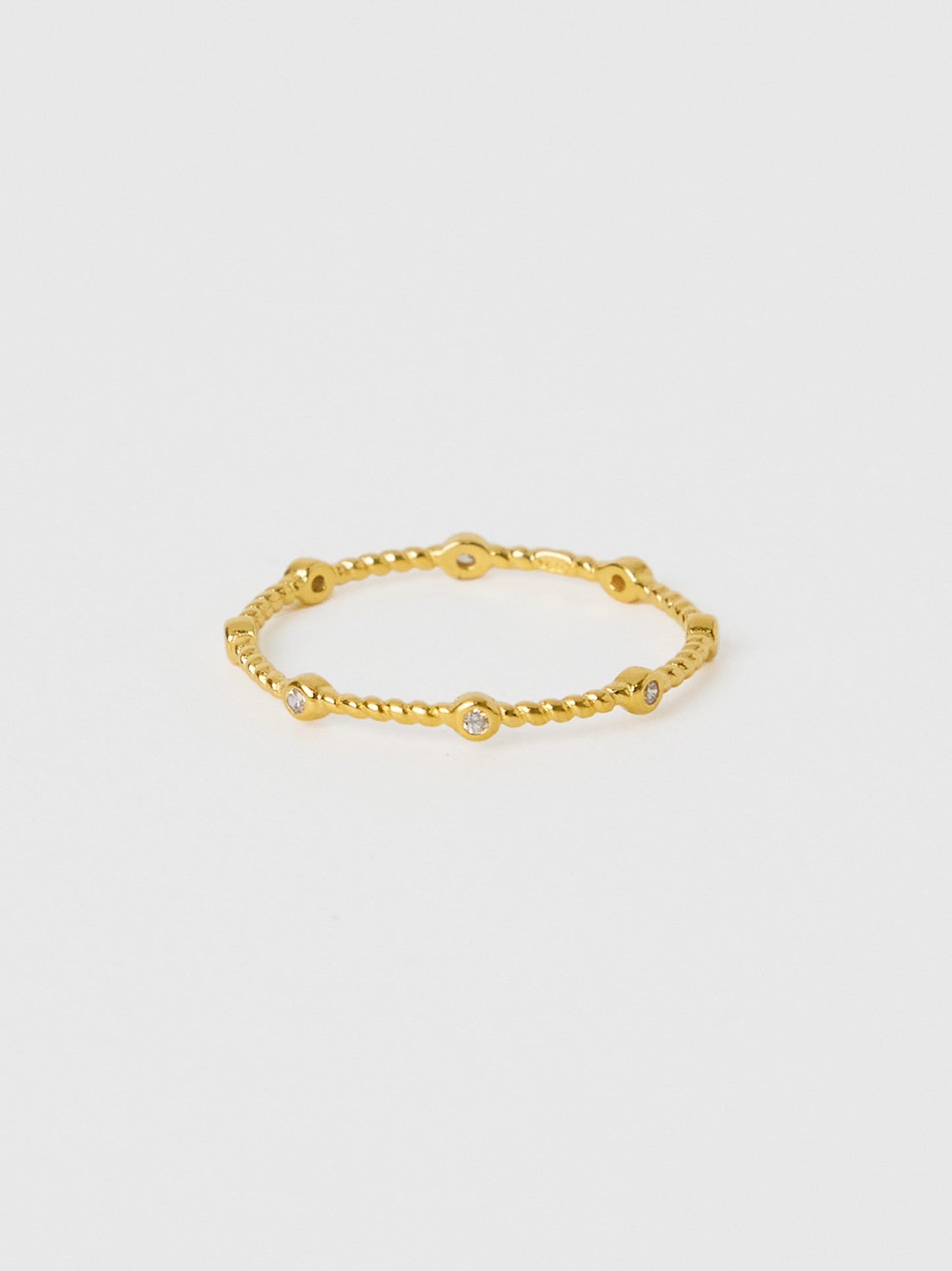 R526YG - beaded circle gold