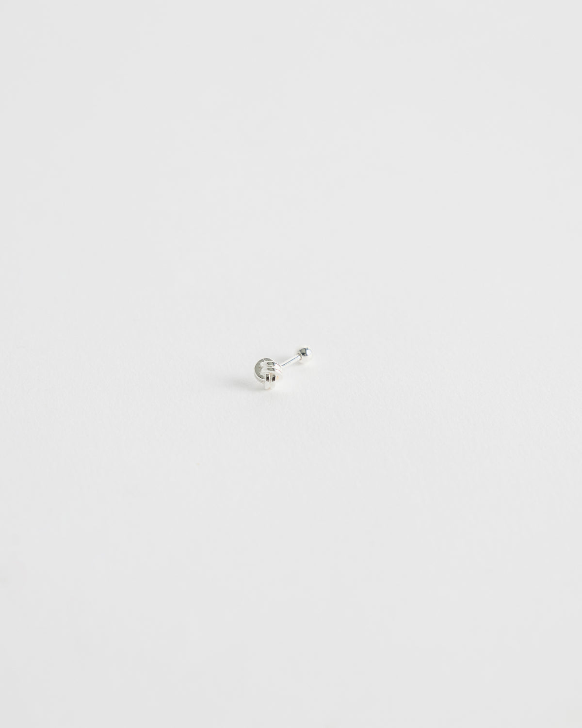 E1021 silver ball piercing in 925 sterling silver by HANNA543