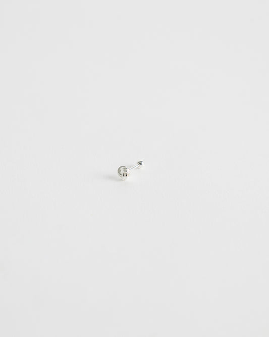 E1021 silver ball piercing in 925 sterling silver by HANNA543