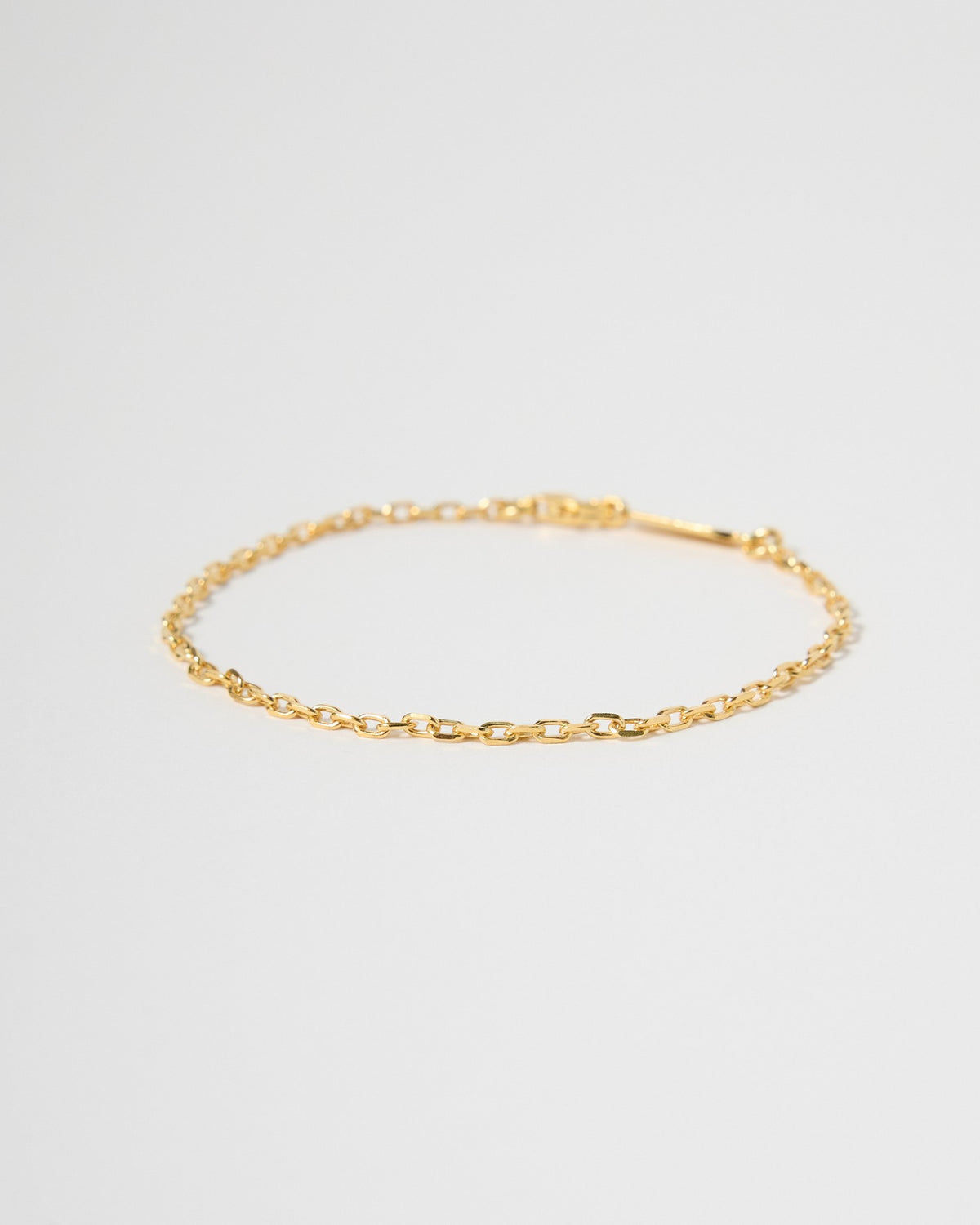 classic link chain bracelet in antique silver – photo 15 | HANNA543