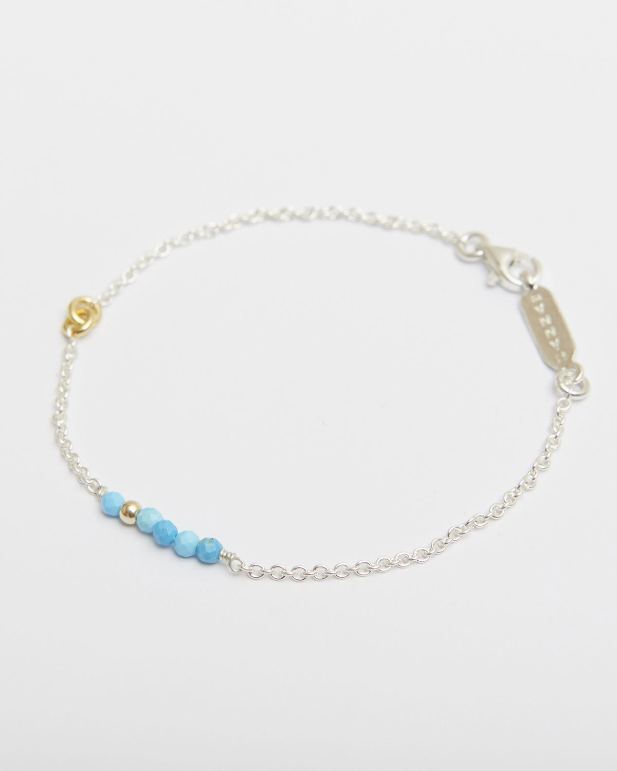 B203_A - turquoise ball bracelet