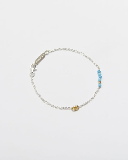 B203_A - turquoise ball bracelet