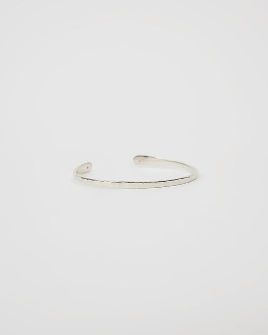 B211 - hammered silver cuff