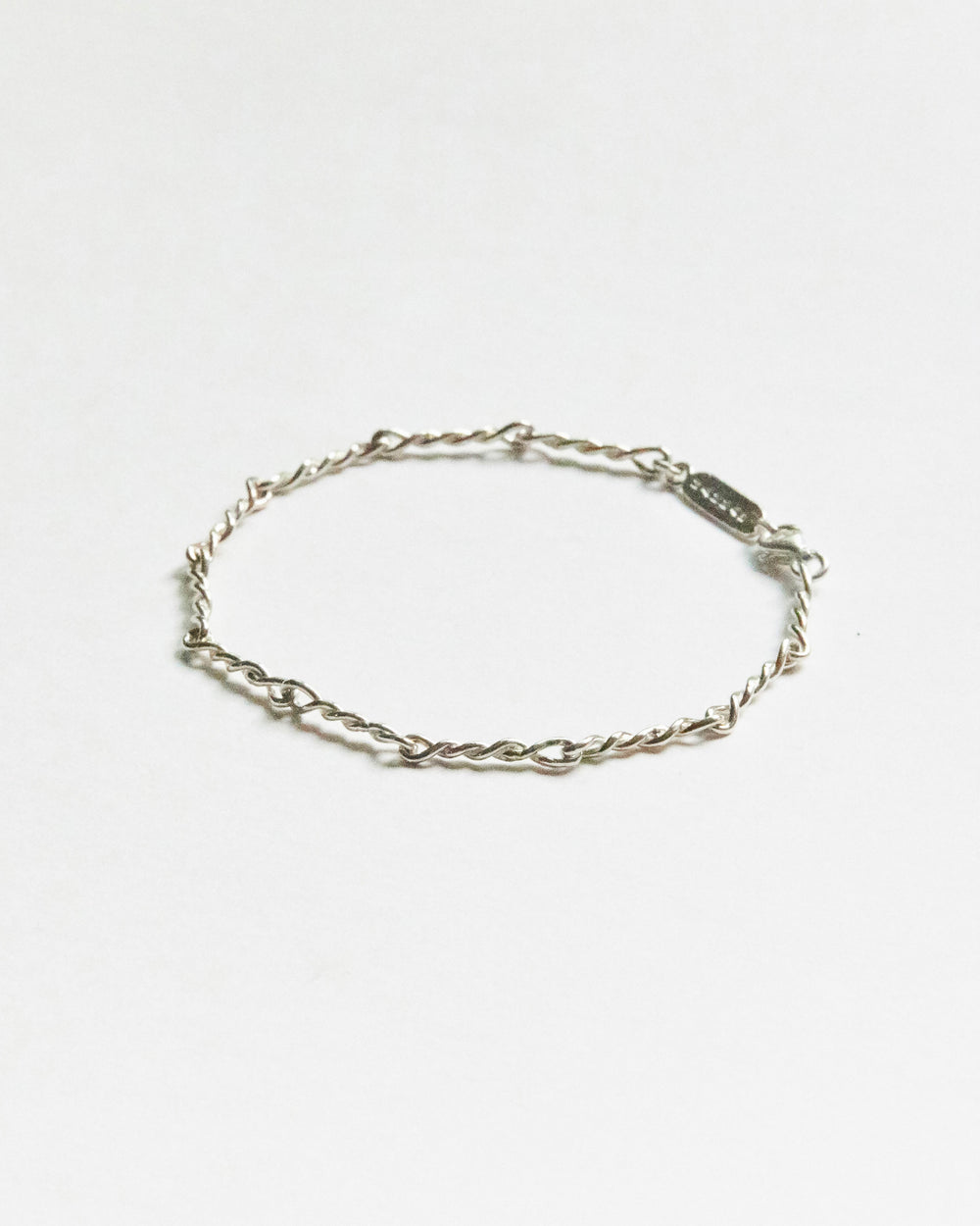 B492 - twisted sterling chain *in stock