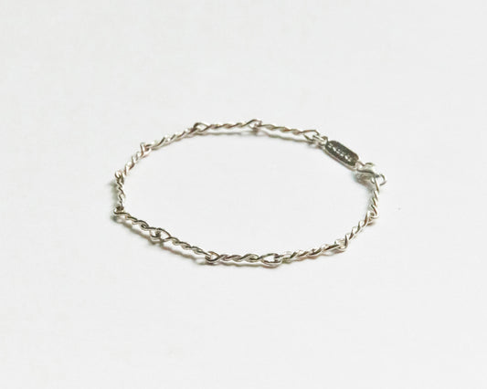 B492 - twisted sterling chain