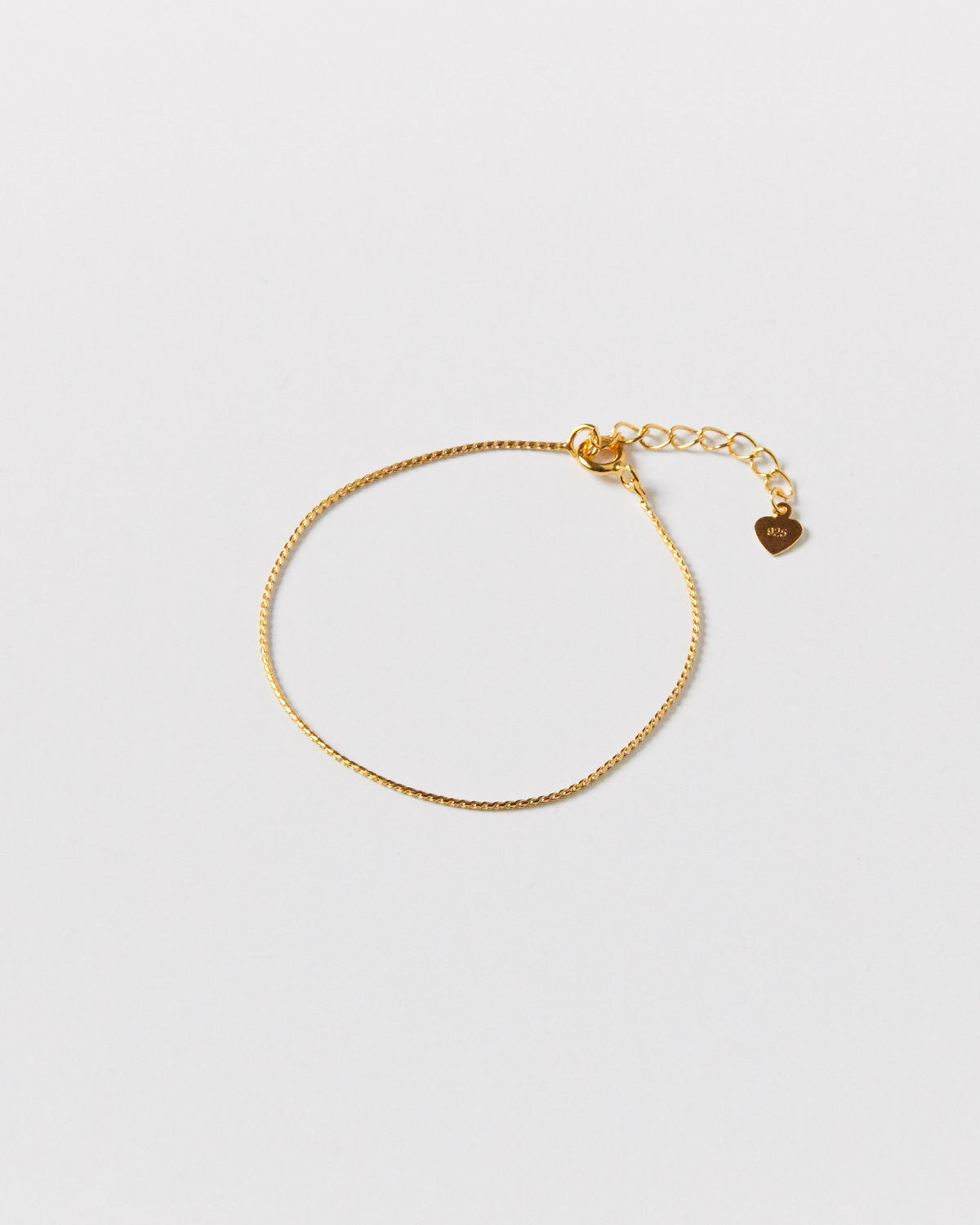 matte snake chain bracelet – sterling silver and 18K gold plated options | HANNA543