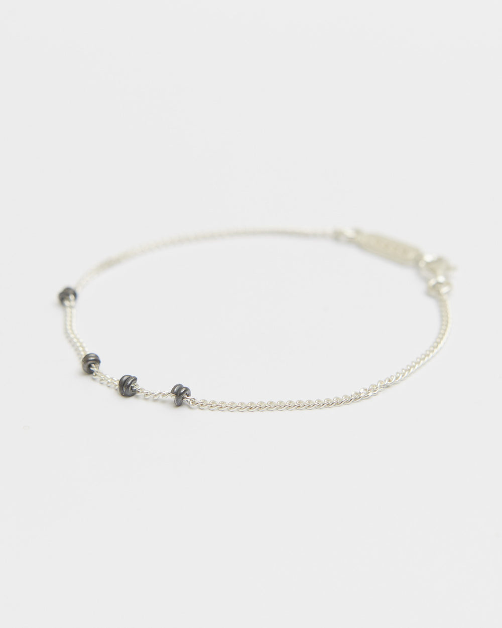 B552 vintage silver chain bracelet in 925 sterling silver by HANNA543
