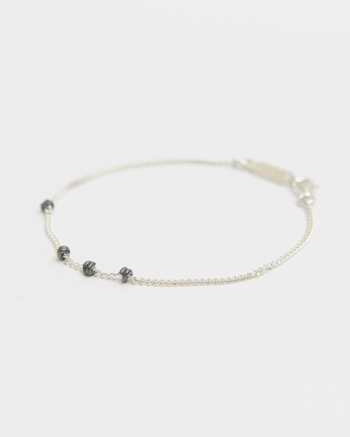 B552 vintage silver chain bracelet in 925 sterling silver by HANNA543