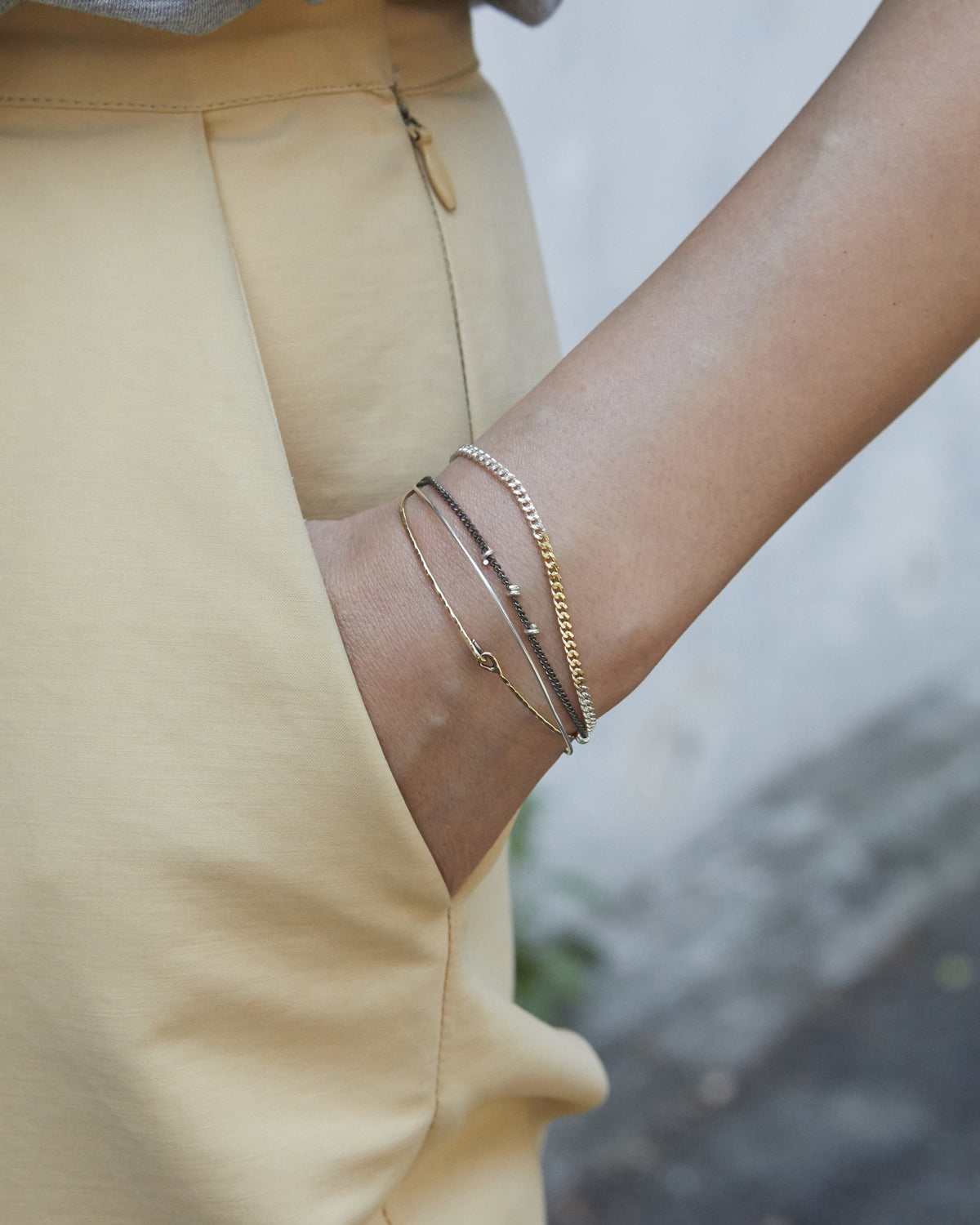 vintage silver chain bracelet in silver – photo 12 | HANNA543