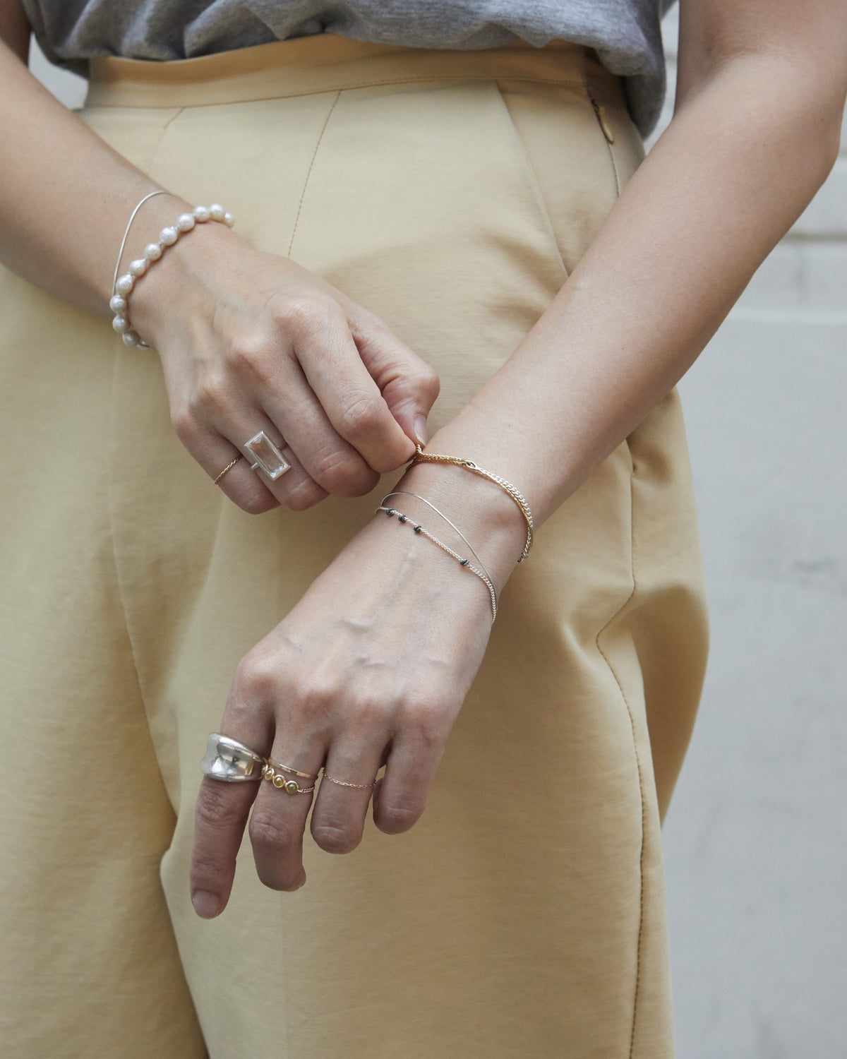 vintage silver chain bracelet in silver – photo 6 | HANNA543