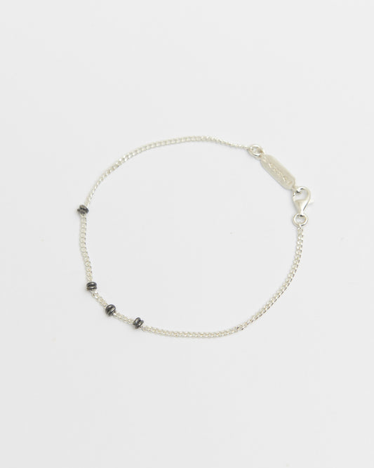 vintage silver chain bracelet – an all-silver chain with a quiet vintage mood | HANNA543