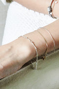 B492 - twisted sterling silver bracelet