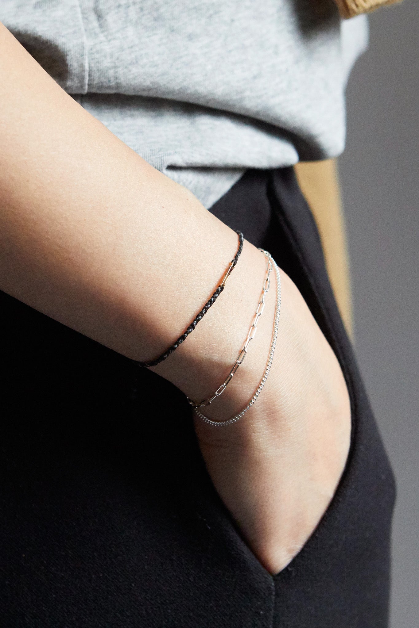 B566 - silver sync bracelet