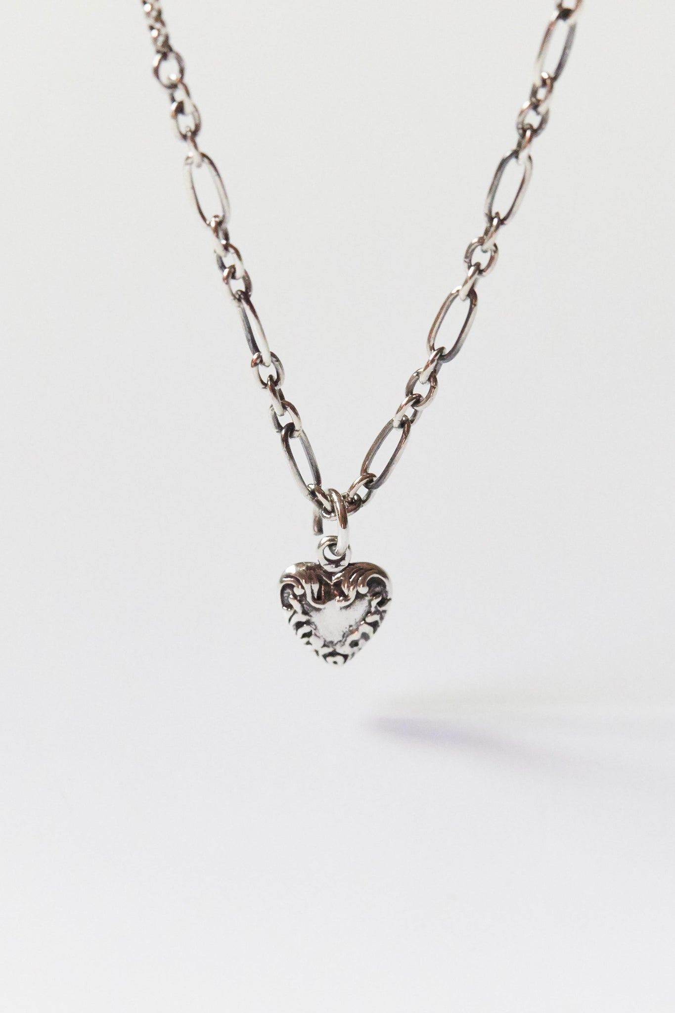 N375 - silver sentiment pendant necklace