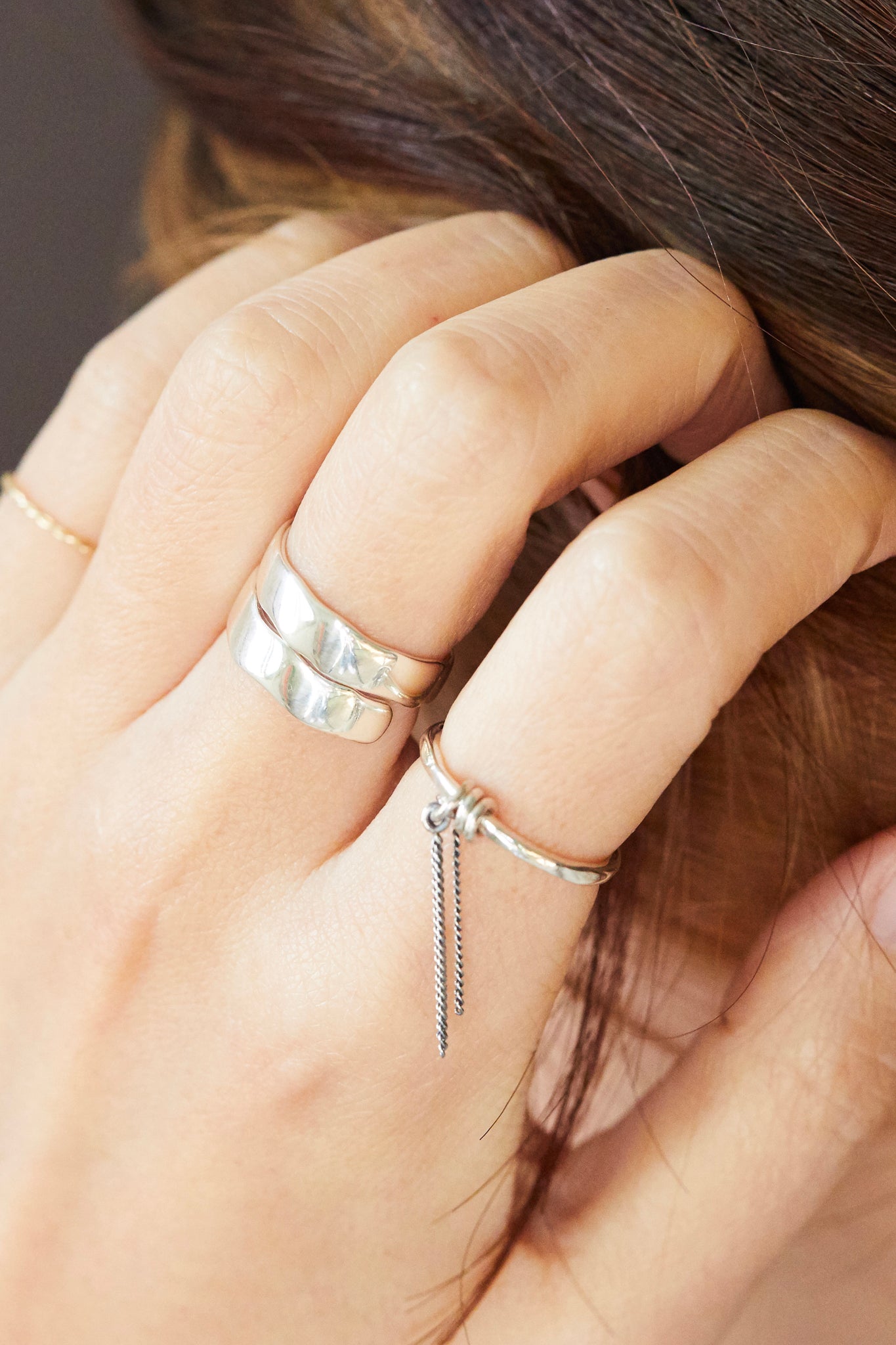 R193 - tassel touch ring