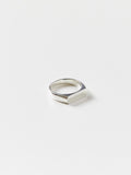 R481S - flat edge silver ring