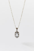 N349 - geometric grace pendant necklace