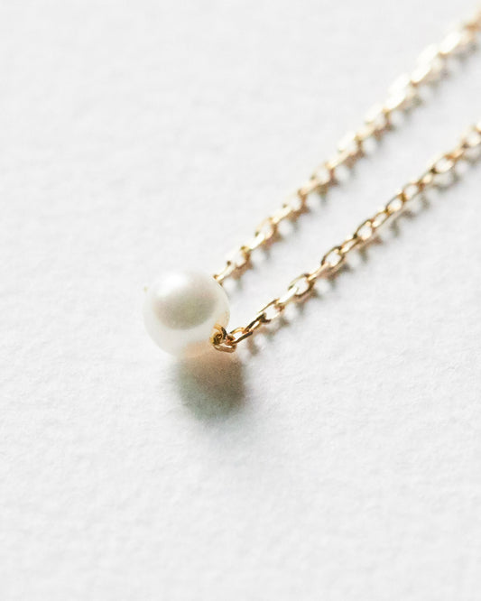 N246 - solo pearl gold choker