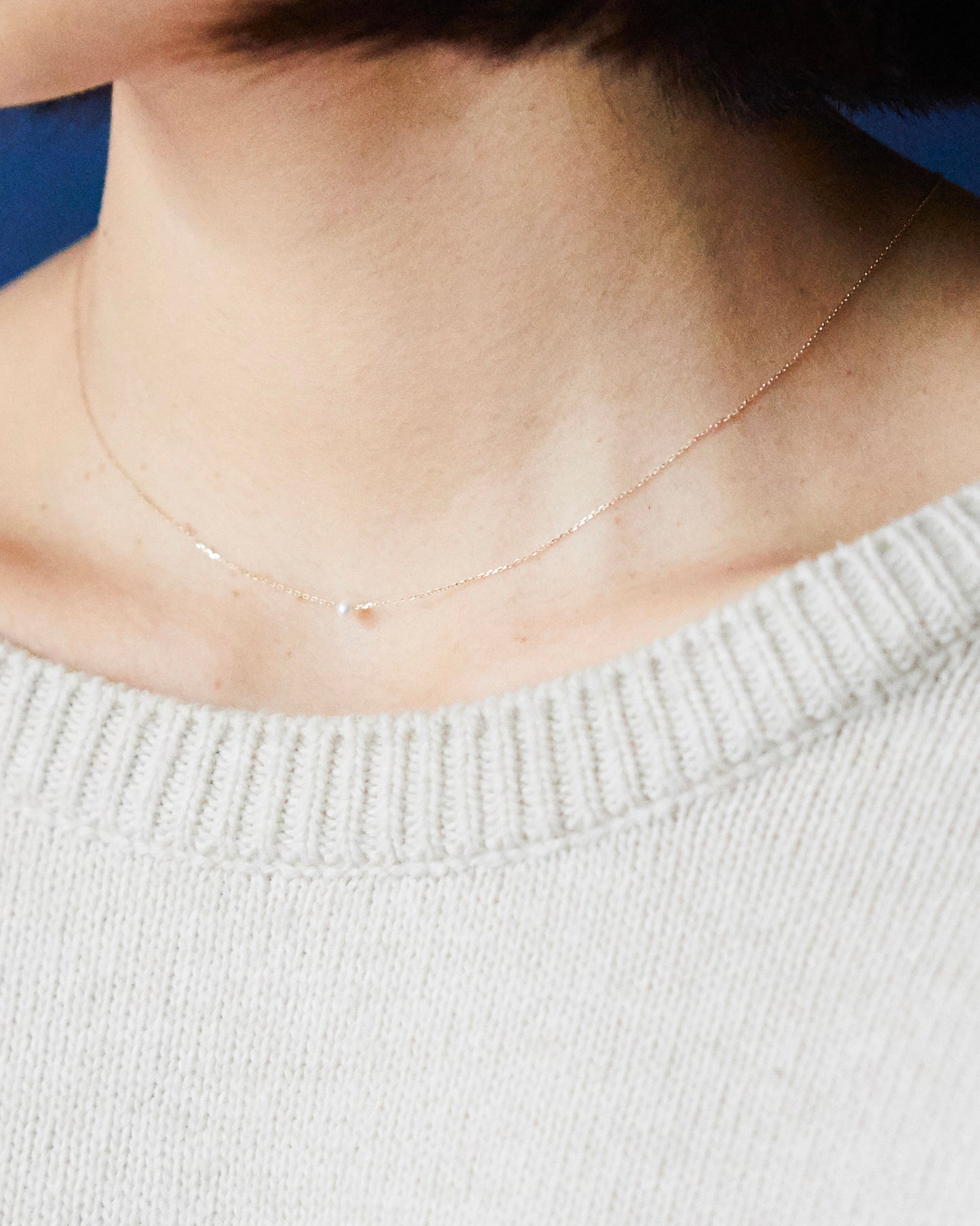 N246 - solo pearl gold choker