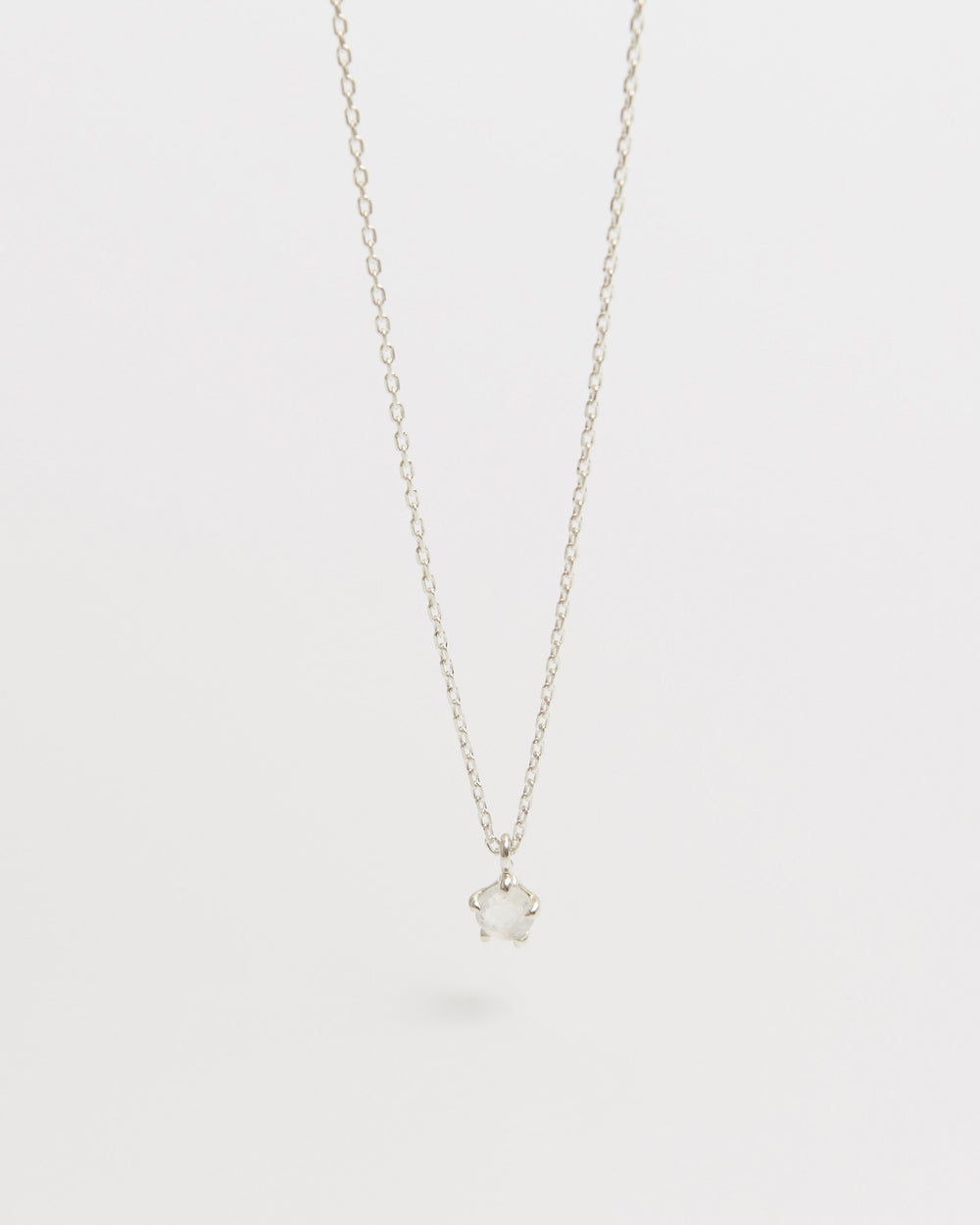 N271 moonstone aperture necklace in 925 sterling silver by HANNA543