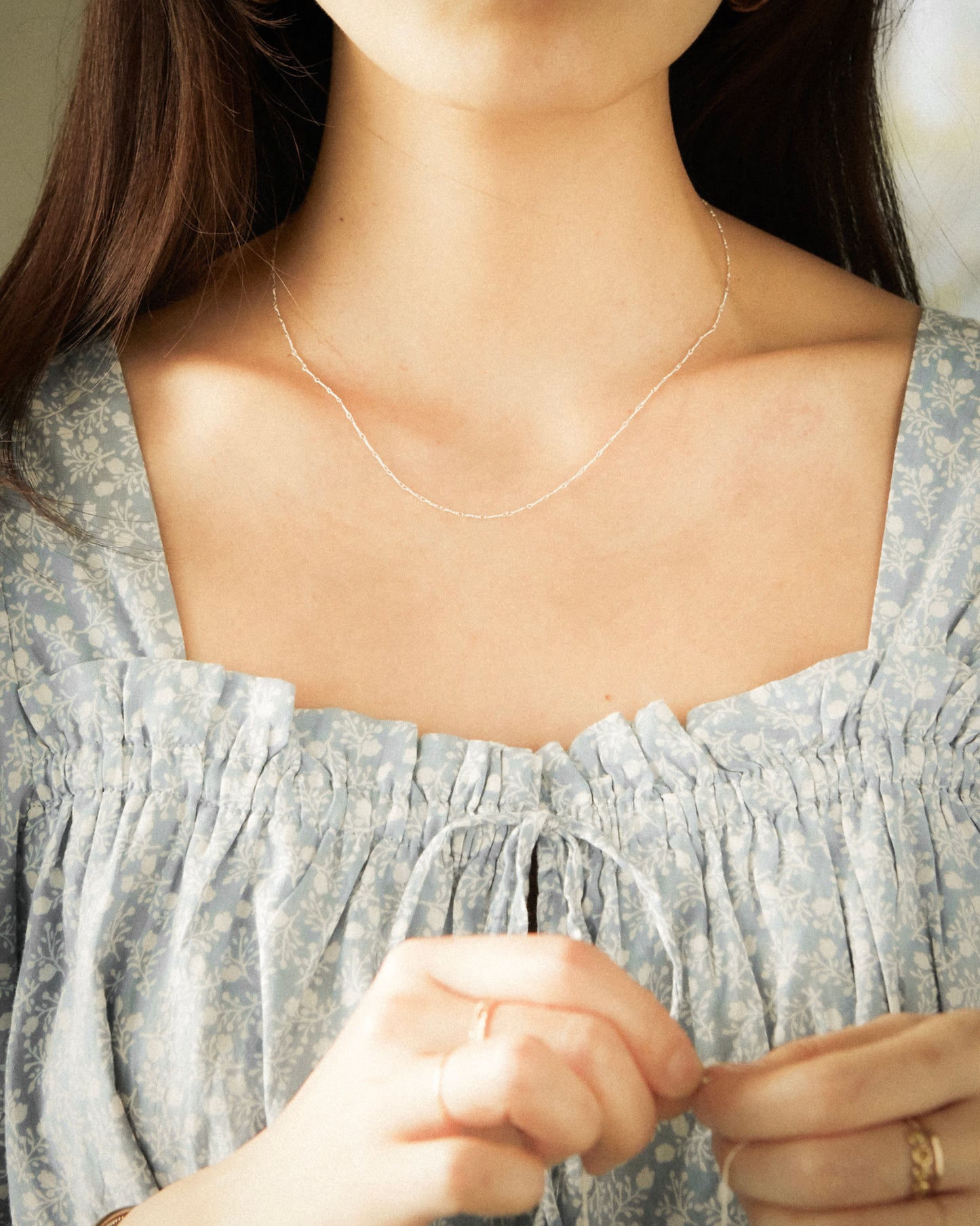 N346 - woven drop chain *in stock