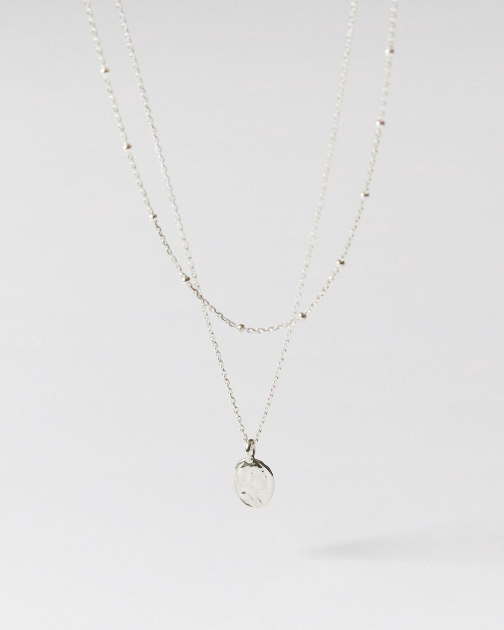 N357 - venus coin double chain