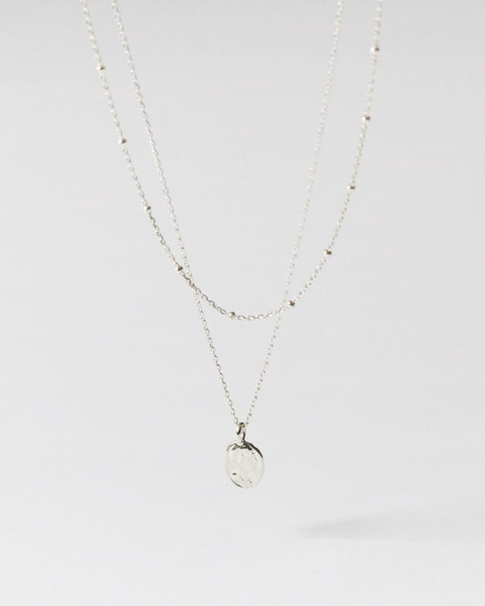 N357 - venus coin double chain